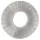 Pulselock Cocktura - geribbelde TPE-penisring (transparant) - 19 mm