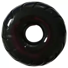 Pulselock Forge - TPE-penisring met zwart wielmotief (19 mm)