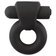   Pulselock Vantr - oplaadbare vibrerende penisring (zwart) - 25 mm
