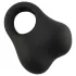 Pulselock Taur - siliconen ballenring met verzwaarde balletjes (zwart)