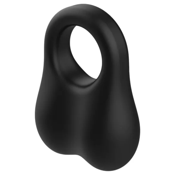 Pulselock Taur - siliconen ballenring met verzwaarde balletjes (zwart)