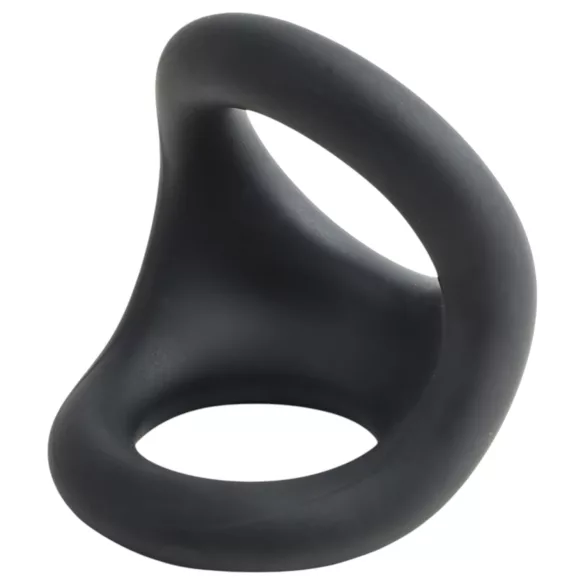 Pulselock Taur - gecontourde penis- en teeltring (zwart)