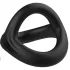Pulselock Taur - Y-vormige penis- en teeltring (zwart) - M