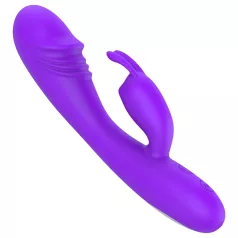   Lonely - vibrator met clitorisstimulator en G-spot - oplaadbaar - paars