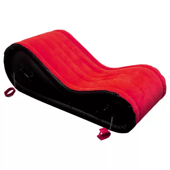 Desirel Magic Pillow - Opblaasbaar BDSM‑seksspeeltje / seksmeubel - met boeien (rood)