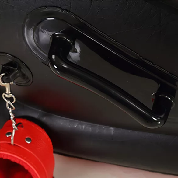 Desirel Magic Pillow - Opblaasbaar BDSM‑seksspeeltje / seksmeubel - met boeien (rood)