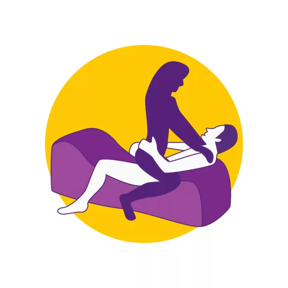 Desirel Magic Pillow - Opblaasbaar BDSM‑seksspeeltje / seksmeubel - met boeien (rood)