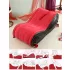 Desirel Magic Pillow - Opblaasbaar BDSM‑seksspeeltje / seksmeubel - met boeien (rood)