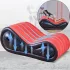 Desirel Magic Pillow - Opblaasbaar BDSM‑seksspeeltje / seksmeubel - met boeien (rood)