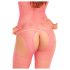 Rene Rofe - Fishnet catsuit (S-L) - roze