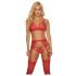 Mapalé - jarretel set (rood) - M/L