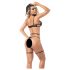 Mapalé - Verleidelijke Lingerie Set met Bandjes (Zwart)