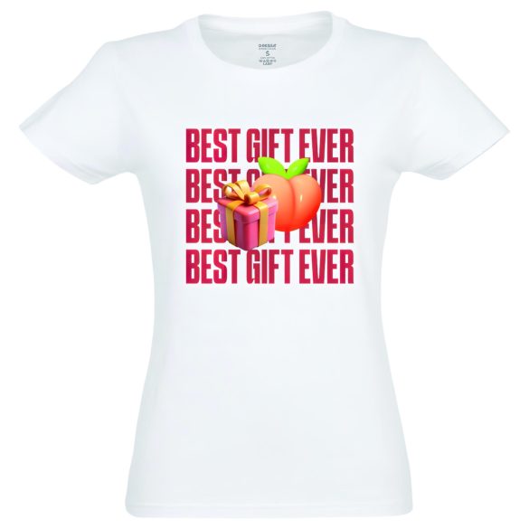 Best Gift Ever - dames t-shirt - wit - XL