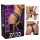 ZADO - Lederen harness met 2 interne dildo's (zwart)