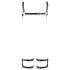 ZADO - leren harnas body - zwart - L/XL