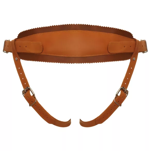 ZADO - leren harnas voor strap-on - bruin