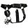 ZADO - Leren string met dildo en 3 penisringen - L/XL