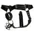 ZADO - Leren string met dildo en 3 penisringen - L/XL