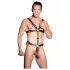 ZADO - zwarte leren heren bodyharnas (S-L)