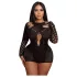 JSY 017 - matte jumpsuit (zwart)