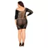 JSY 022 - zwarte matte catsuit (XL-2XL)
