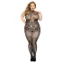 JSY 023 - zwarte matte catsuit (XL-2XL)