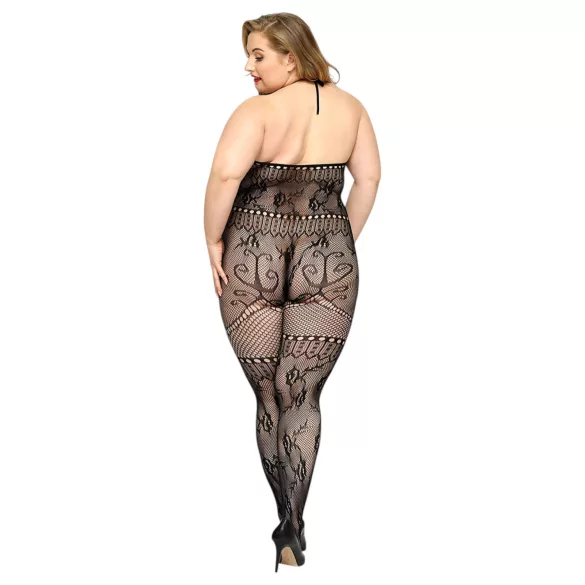 JSY 023 - zwarte matte catsuit (XL-2XL)