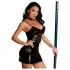 JSY 032 - babydoll set - zwart