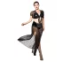 JSY 065 - zwarte babydoll set (XL-2XL)