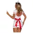 JSY 094 - verpleegsterkostuum - wit-rood - L/XL