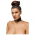 ZADO - leren halsband - zwart