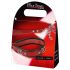 ZADO - leren halsband en riem (rood)