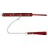 ZADO - leren halsband en riem (rood)