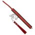ZADO - leren halsband en riem (rood)