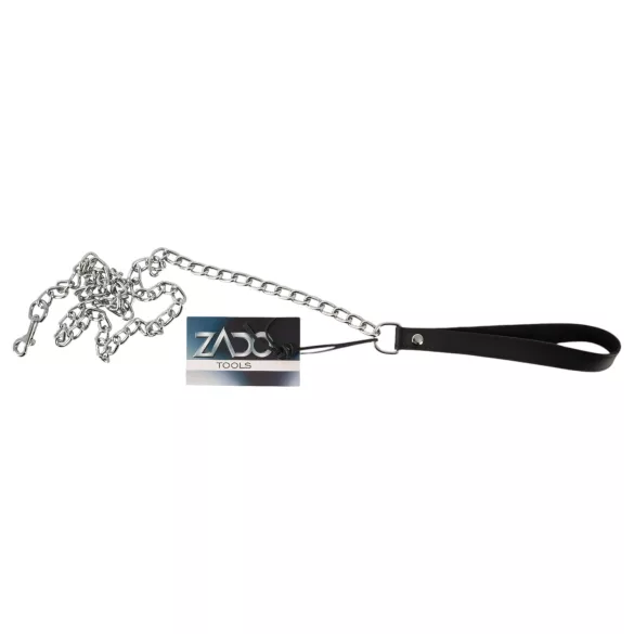 ZADO - metalen BDSM hondenlijn voor halsband (zilver)