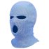 Balaclava - gebreide orale masker - 3 openingen - blauw