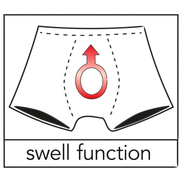 Afneembare herenstring (zwart) - M
