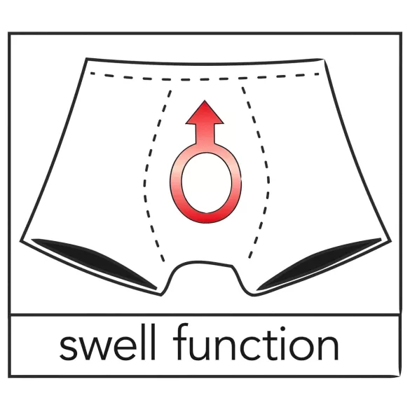 Svenjoyment - Afklikbare string voor mannen (zwart) - XL