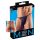 Zwarte heren mini-string - L