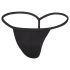 Zwarte heren mini-string - L