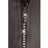 Svenjoyment - heren string - glanzend met strass en rits - zwart - XL