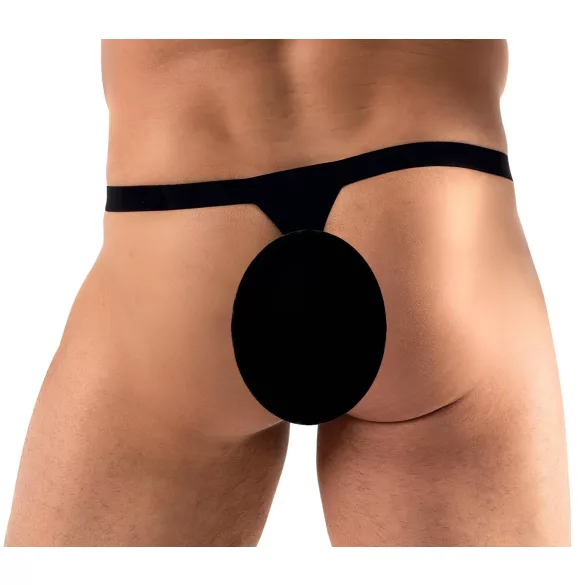 Svenjoyment - herenstring met strass - zwart