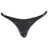 Svenjoyment - herenstring met strass - zwart