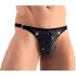 Svenjoyment - herenstring met strass - zwart - M