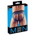 Svenjoyment - Open jock slip (zwart-blauw) - M