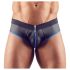 Svenjoyment - Open jock slip (zwart-blauw) - M
