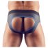 Svenjoyment - Open jock slip (zwart-blauw) - M