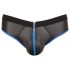 Svenjoyment - Open jock slip (zwart-blauw) - M