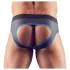 Svenjoyment - open jockstrap - zwart/blauw - XL