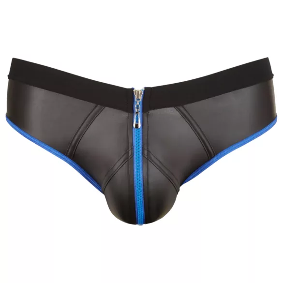 Svenjoyment - open jockstrap - zwart/blauw - XL